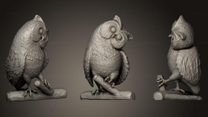 3D model OWL TOY PRINTREADY (STL)